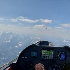 Flugwegposition um 12:40:21: Aufgenommen in der Nähe von Gemeinde Thiersee, 6335, Österreich in 2509 Meter